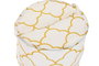 DKD Home Decor Cesta para la Ropa Blanco GEOMETRICAL GLAM