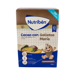Nutriben Papilla Cacao Galleta María 500Gr.