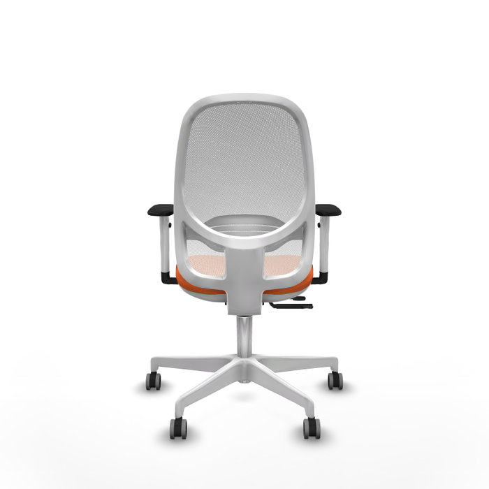 PIQUERAS Y CRESPO Silla de oficina Cilanco Naranja y Blanco PIQUERAS Y CRESPO Silla de oficina Cilanco Naranja y Blanco