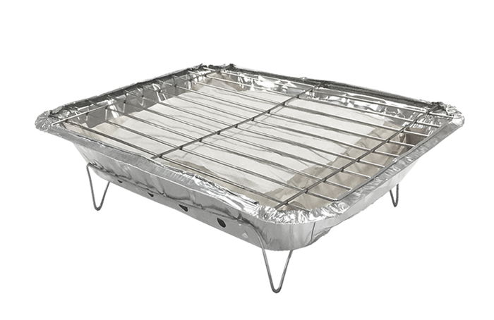 Algon Bbq Barbacoa Instantanea 800grs con Piezas de 24x31x6 cm (12 Unidades)