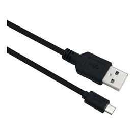 Helos Cable USB 2.0 con conectores USB A y Micro-B, 2 m, Negro