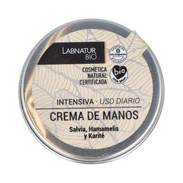 Labnatur Bio Crema de Manos Intensiva con Salvia y Hamamelis - Hidratante y Protectora, 50 ml, Certificada BioVidaSana