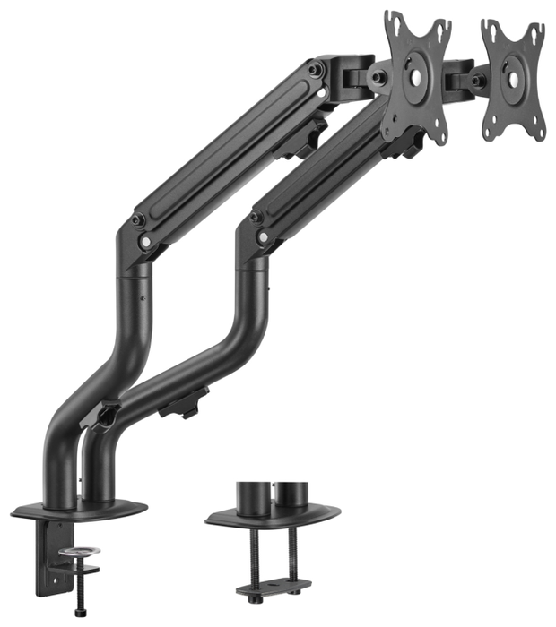 Aisens Soporte de Mesa ECO para 2 Monitores 17-32 Pulgadas, Negro