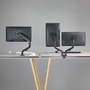 Aisens Soporte de Mesa ECO para 2 Monitores 17-32 Pulgadas, Negro