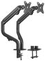 Aisens Soporte de Mesa ECO para 2 Monitores 17-32 Pulgadas, Negro