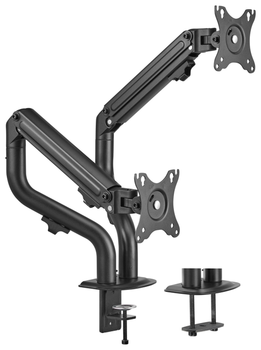 Aisens Soporte de Mesa ECO para 2 Monitores 17-32 Pulgadas, Negro