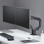 Aisens Soporte de Mesa ECO para 2 Monitores 17-32 Pulgadas, Negro