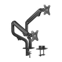 Aisens Soporte de Mesa ECO para 2 Monitores 17-32 Pulgadas, Negro