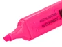 Q-connect Rotulador Fluorescente Rosa Punta Biselada Trazo 1-5 mm