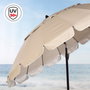Aktive Sombrilla de playa Max Air crema 240 cm