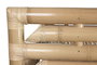 DKD Home Decor Cama Tropical 220 x 74 x 202.5 cm Bambú Ratán Natural