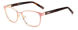 Missoni MIS-0062-BKU Gafas de vista para mujer en color dorado
