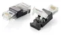 Equip Conector RJ-45 Cat6 121165 Tool Free para Cable de Red, Kit de 2 Unidades, Negro y Transparente