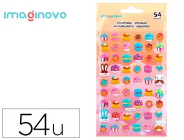 Imaginovo Pegatinas Magic Dreams Dulces con Relieve 190x105 mm Blister