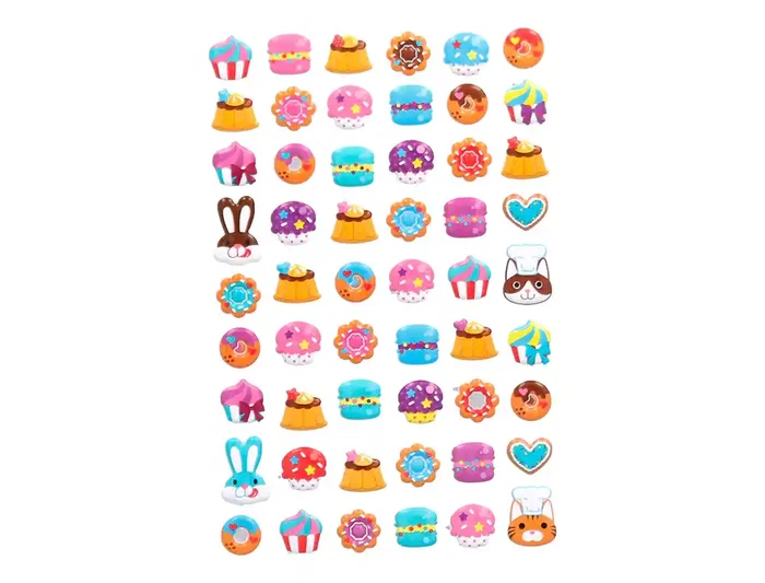 Imaginovo Pegatinas Magic Dreams Dulces con Relieve 190x105 mm Blister Imaginovo Pegatinas Magic Dreams Dulces con Relieve 190x105 mm Blister