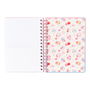 ERIK Cuaderno A5 Sakura BT21 Tapa Dura 90 Hojas Wire-o Con Bolsillo Interior Cierre Banda Elástica