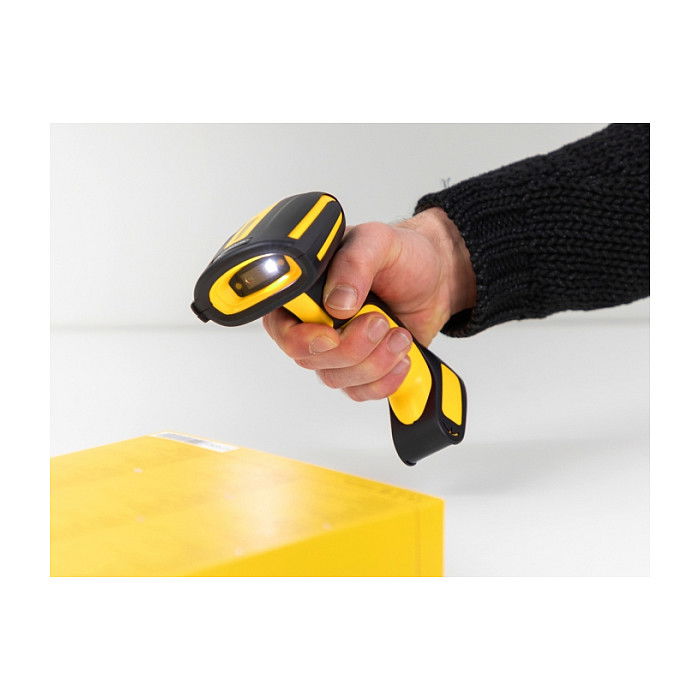 DeLOCK Scanner de códigos de barras 1D y 2D para 433 MHz o Bluetooth con base de carga inductiva Industrie