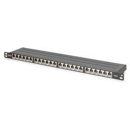 Digitus Patchpanel 0.5HE 24-Port Cat6 Blindado RJ-45 8P8C