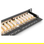 Digitus Patchpanel 0.5HE 24-Port Cat6 Blindado RJ-45 8P8C