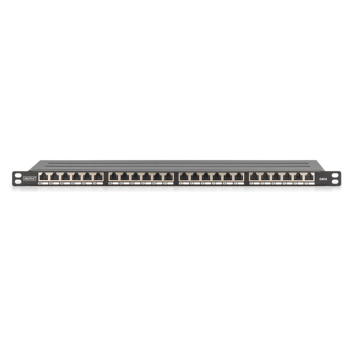 Digitus Patchpanel 0.5HE 24-Port Cat6 Blindado RJ-45 8P8C Digitus Patchpanel 0.5HE 24-Port Cat6 Blindado RJ-45 8P8C