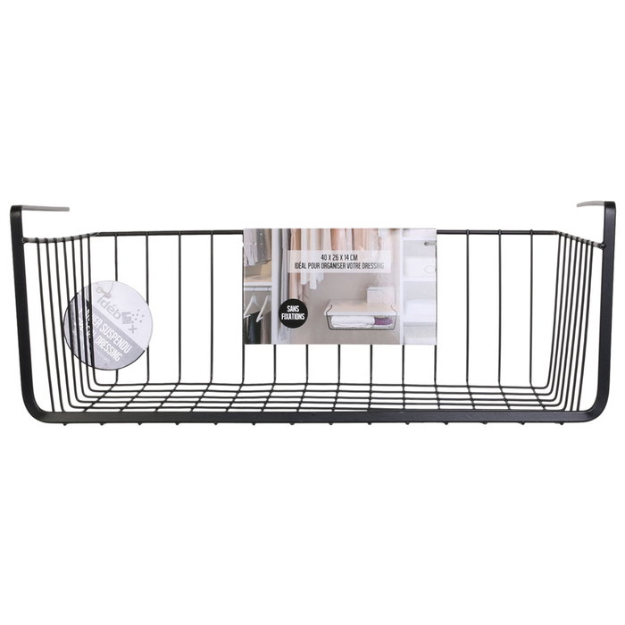Je cherche une Idee Cesta Colgante 40x26 cm, Altura 14 cm para Armario