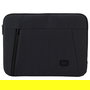 CaseLogic Funda Huxton Sleeve HUXS-213 para Portátil de hasta 13.3''/33.8 cm, Negro, Poliéster, Con Cremallera y Bolsillo Frontal