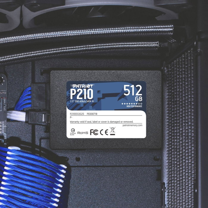 Patriot P210 SSD 512GB SATA 3 2.5 Pulgadas Unidad de Estado Sólido Interna