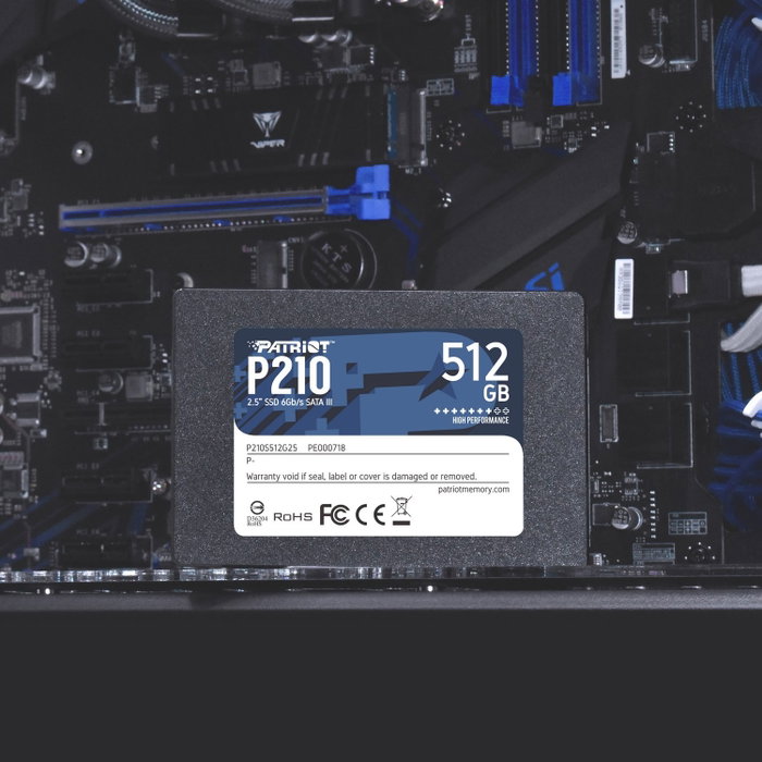 Patriot P210 SSD 512GB SATA 3 2.5 Pulgadas Unidad de Estado Sólido Interna