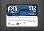 Patriot P210 SSD de 512 GB SATA III 2.5" Interno - Lectura 500 MB/s, Escritura 400 MB/s - Para PC y Portátil