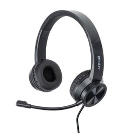 Lindy 20439 Auriculares de Diadema USB Tipo C Negro