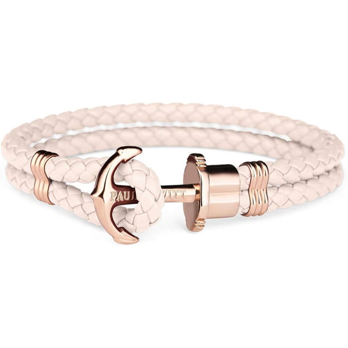 Paul Hewitt Pulsera de Cuero Beige PH-L-R-PR-S