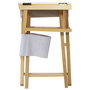 Home Deco Factory Silla Director "Artiste" Madera y Tela Plegable Estilo Cine 54x40x87 cm