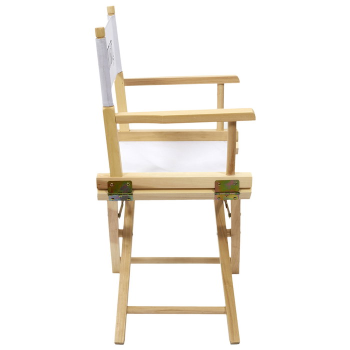 Home Deco Factory Silla Director "Artiste" Madera y Tela Plegable Estilo Cine 54x40x87 cm