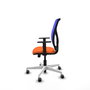 PIQUERAS Y CRESPO Silla de oficina Motilla Naranja/Azul