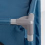 Aktive Armario plegable de camping azul con estructura de acero