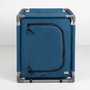 Aktive Armario plegable de camping azul con estructura de acero