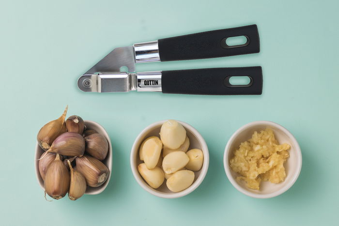 Quttin Prensa Ajos Ss Foodie 20.5x2.8x8 cm (18 Unidades)