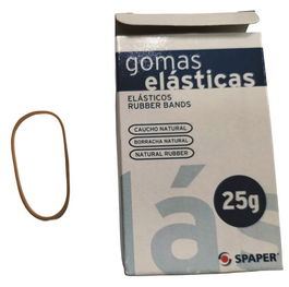 Gomas Elasticas Spaper Caja De 25 Gramos De 60 Mm. (Nº6)