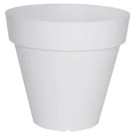 Riviera Rond 50 Blanco - Bote con Sistema de Retención de Agua, 100% Reciclable, Fabricación Francesa