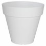 Riviera Bote Soleilla ROND 50 Blanco con Sistema de Retención de Agua, Redondo, 100% Reciclable, Fabricación Francesa