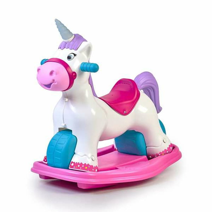 Feber Baby Unicorn Correpasillos y Balancín 2 en 1 con Sonidos y Luces