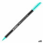 EDDING 1200 Rotulador Fibra Pastel Menta Suave (Set de 10)