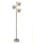 DKD Home Decor Lámpara de Pie de Mármol y Cristal con Bola