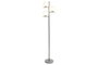 DKD Home Decor Lámpara de Pie de Mármol y Cristal con Bola