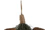 DKD Home Decor Rama PVC Piñas Colgante Verde y Marrón