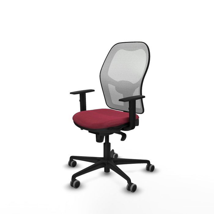PIQUERAS Y CRESPO Silla de oficina Jorquera Granate y Blanco