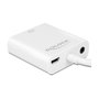 DeLOCK Adaptador micro HDMI-D a VGA con audio blanco