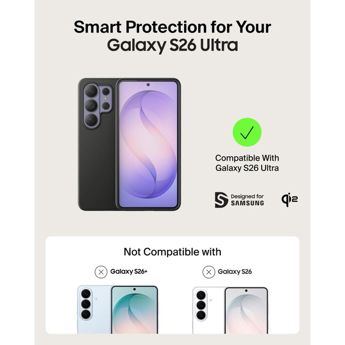 Belkin SheerForce Protect S26 Ul Cover Negro MSB017hqBK para Samsung Galaxy S26 Ultra Belkin SheerForce Protect S26 Ul Cover Negro MSB017hqBK para Samsung Galaxy S26 Ultra