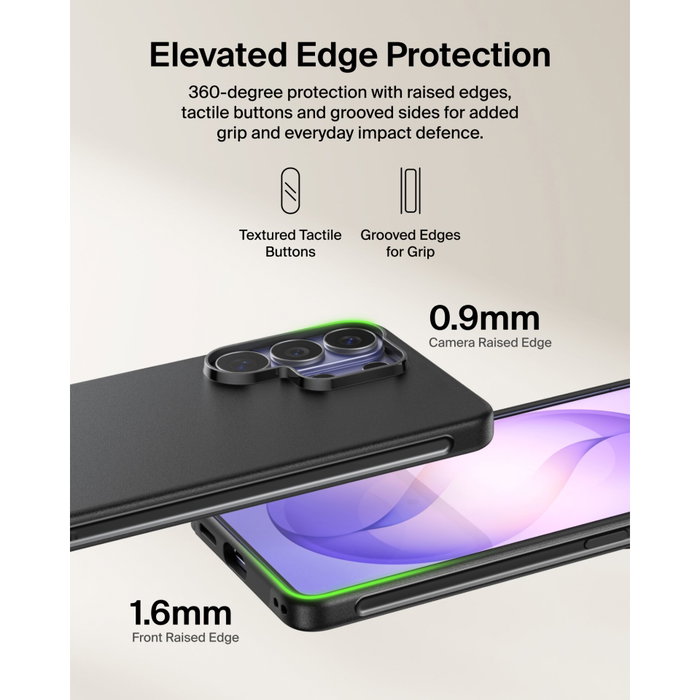 Belkin SheerForce Protect S26 Ul Cover Negro MSB017hqBK para Samsung Galaxy S26 Ultra Belkin SheerForce Protect S26 Ul Cover Negro MSB017hqBK para Samsung Galaxy S26 Ultra