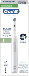 Oral-B Pro 1 Clean Adulto Cepillo Dental Eléctrico Oscilante con Temporizador 2 Min y Cabezal Indicator Blanco